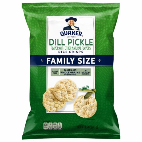 Quaker® Dill Pickle Rice Crisps Perspective: front