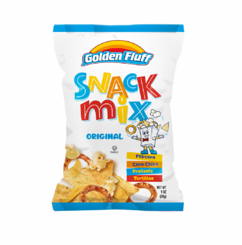 Golden Fluff Original Snack Mix Perspective: front