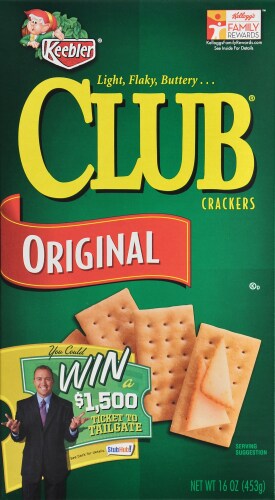 Keebler Original Club Crackers Perspective: front