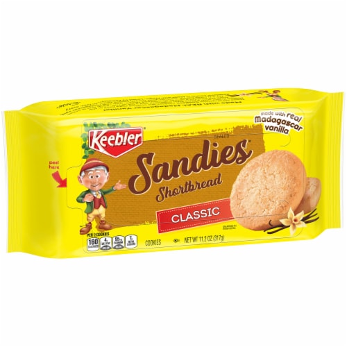 Keebler Sandies Classic Shortbread Cookies Perspective: front