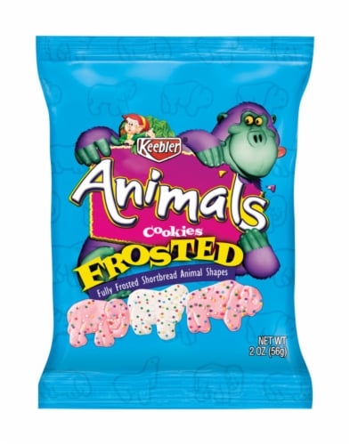 Keebler Frosted Animal Cookies Perspective: front