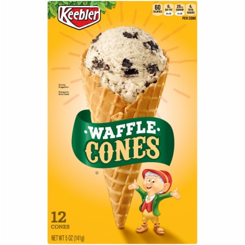 Keebler™ Waffle Cones Perspective: front