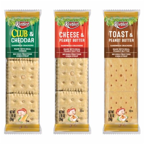 Keebler Cracker Packs Variety Perspective: front
