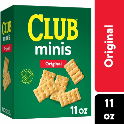Club® Minis Original Crackers Perspective: front