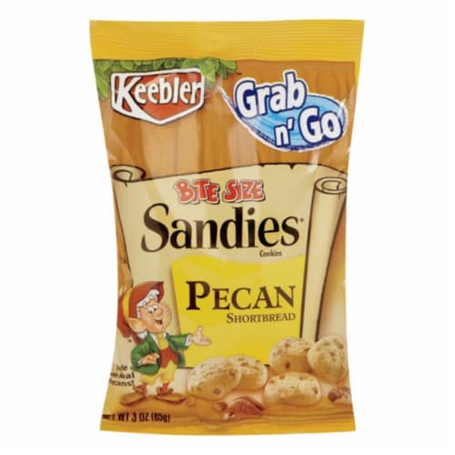 Keebler Sandies Cookies, Shortbread, Pecan, Cookies