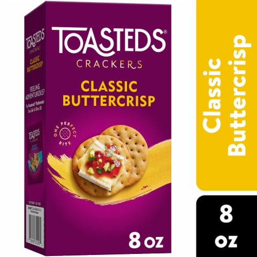 Toasteds®® Classic Buttercrisp Snack Crackers Perspective: front