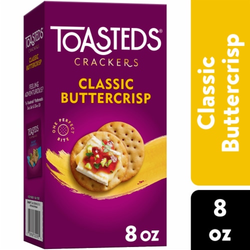 Toasteds®® Classic Buttercrisp Snack Crackers Perspective: front