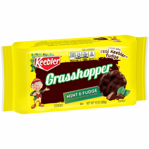 Keebler® Grasshopper® Mint & Fudge Cookies Perspective: front