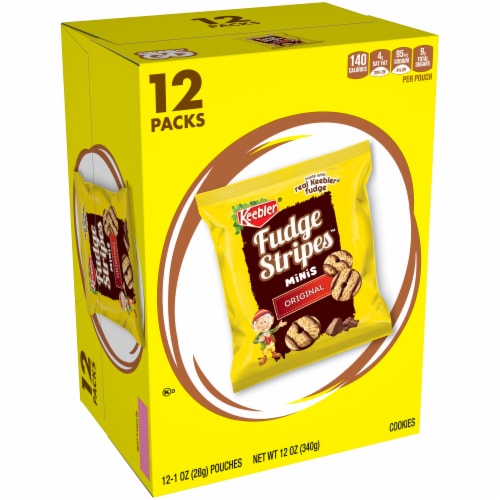Keebler® Fudge Stripes™ Original Mini Cookies Perspective: front