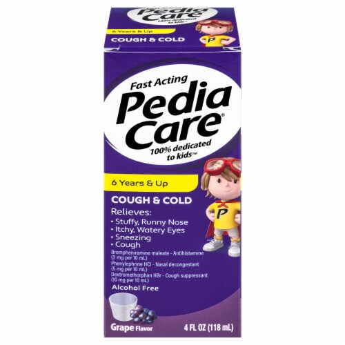 PediaCare® Fast Acting Cough & Cold Relief Children's Medicine Perspective: front