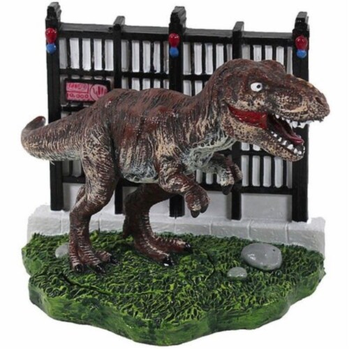 Penn Plax Jurassic Park T-Rex Aquarium Ornament Perspective: front