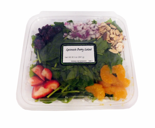 Spinach Berry Salad Perspective: front
