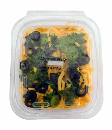 Seven Layer Bean Dip Perspective: front