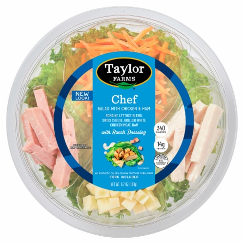 Taylor Farms® Chicken and Ham Chef Salad Bowl