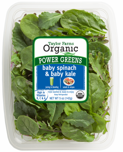 Taylor Farms Organic Power Greens Perspective: front
