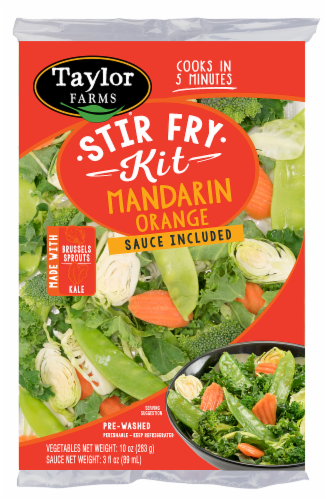 Taylor Farms Mandarin Orange Stir Fry Kit Perspective: front