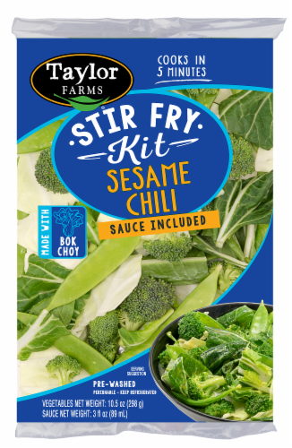 Taylor Farms Sesame Chili Stir Fry Kit Perspective: front