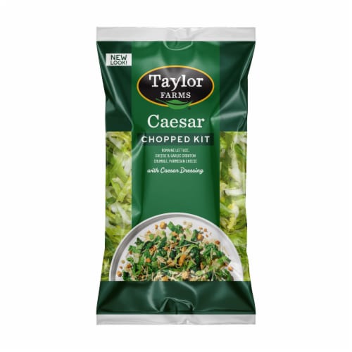 Taylor Farms® Caesar Chopped Salad Kit Bag Perspective: front