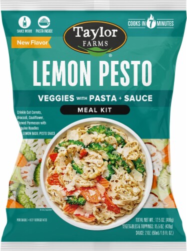 Taylor Farms Lemon Pesto Meal Kit Perspective: front