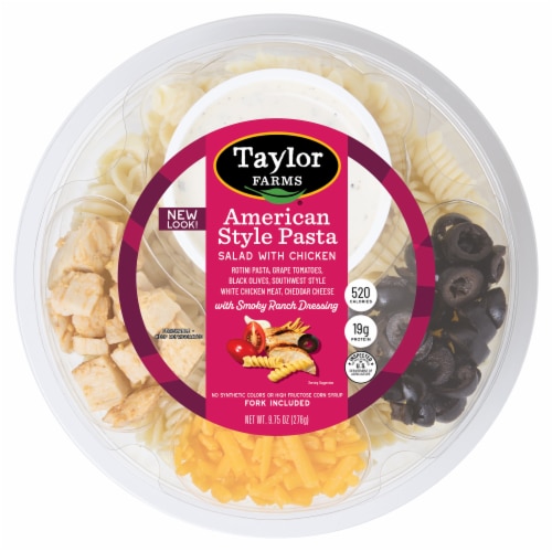 Taylor Farms Chicken American Style Pasta Salad Perspective: front