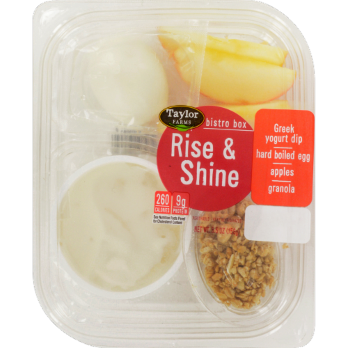 Taylor Farms® Rise & Shine Bistro Box Perspective: front