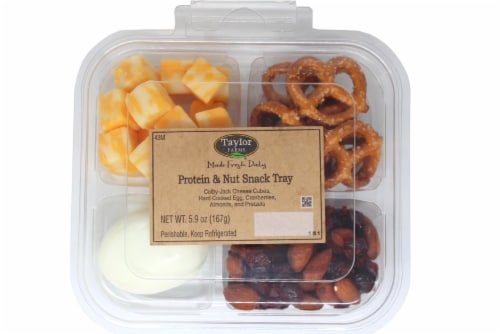 Taylor Farms® Protein & Nut Snack Tray Perspective: front