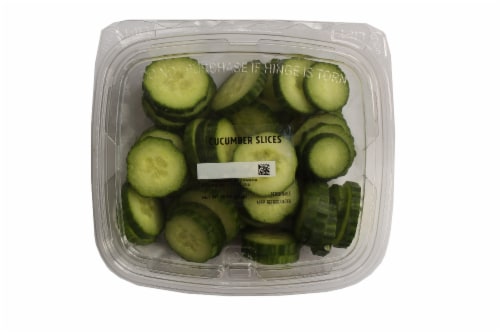 Cucumber Slices Perspective: front