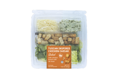 Tuscan Style Chicken Caesar Salad Perspective: front
