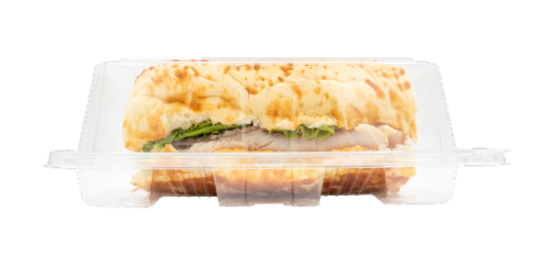 Ham and Turkey Cheddar Sandwich Perspective: front