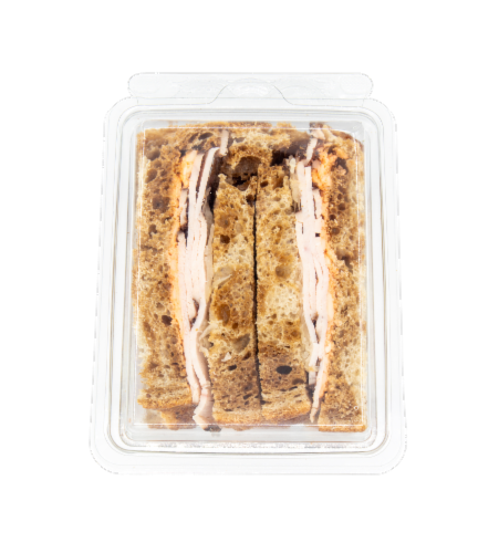 Turkey Pastrami Sandwich Perspective: front