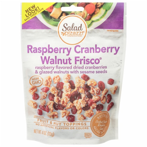 Salad Pizazz!® Raspberry Cranberry Walnut Frisco® Salad Toppings Perspective: front