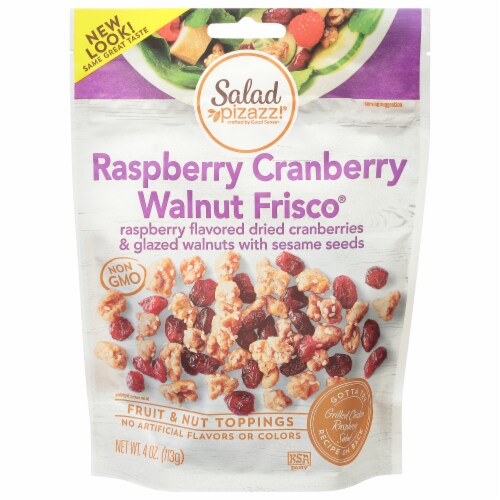 Good Sense® Salad Pizazz!® Raspberry Cranberry Walnut Frisco® Salad Toppings Perspective: front