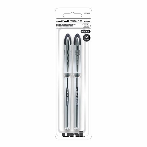 Uni-Ball® Vision Elite Roller Black Bold Point Perspective: front