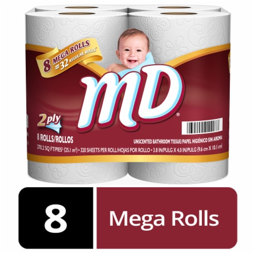 MD® Mega Rolls Toilet Paper, 8 pk - Kroger