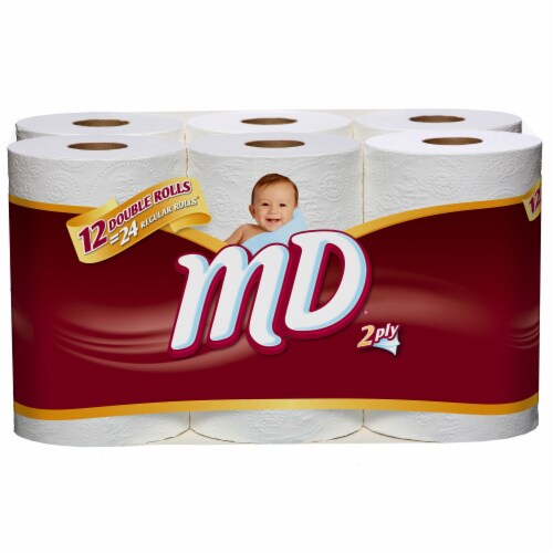 MD Double Roll Bath Tissue, 12 rolls - Kroger