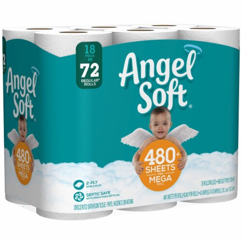  Angel Soft Toilet Paper, 16 Mega Rolls : Health & Household