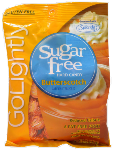 Go Lightly Sugar Free Butterscotch Perspective: front
