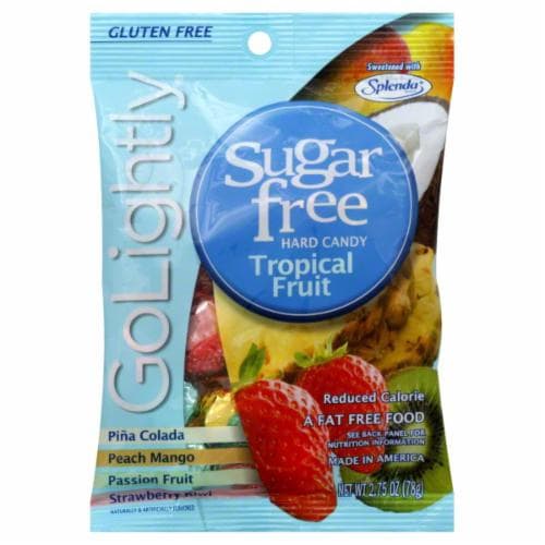 Go Lightly Sugar Free Tropical Fruit Perspective: front