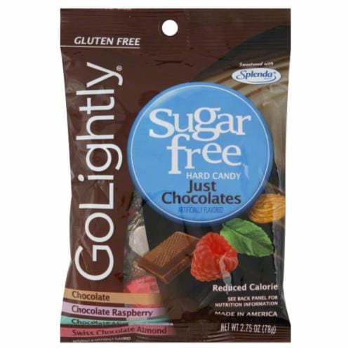 Go Lightly Sugar Free Just Chocolates Perspective: front