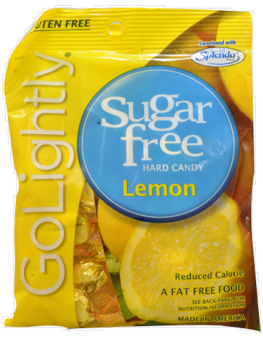 Go Lightly Sugar Free Lemon Perspective: front