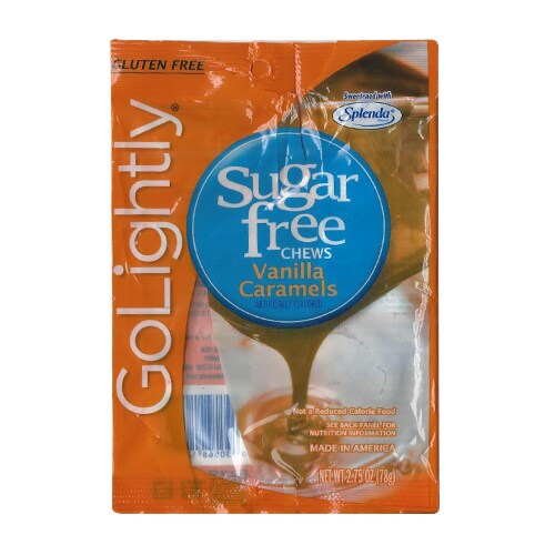 Go Lightly Sugar Free Vanilla Carmel Creamer Perspective: front