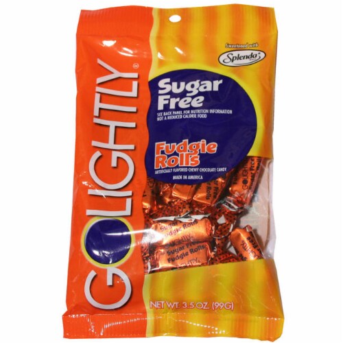Go Lightly Sugar Free Fudge Rolls Perspective: front