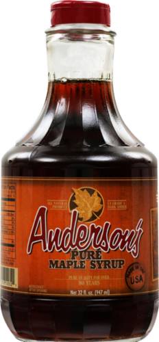 Andersons Pure Maple Syrup Perspective: front