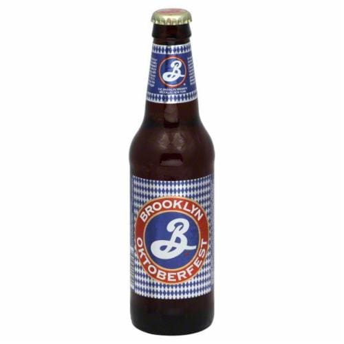 Brooklyn Brewery Seasonal Beer Perspective: front