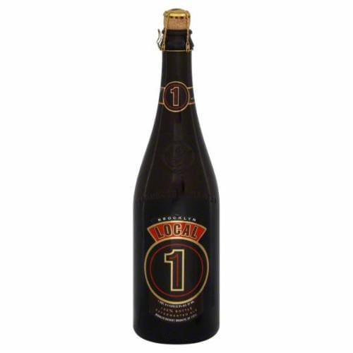 Brooklyn Local 1 Ale Bottle Perspective: front