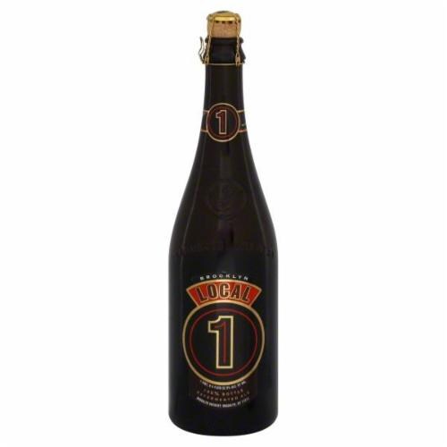 Brooklyn Local 1 Ale Bottle Perspective: front