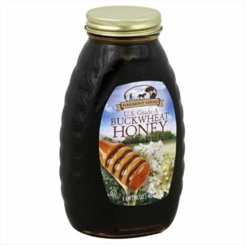 HARMONY FARMS HONEY BUCKWHEAT-16 OZ -Pack of 6 Perspective: front
