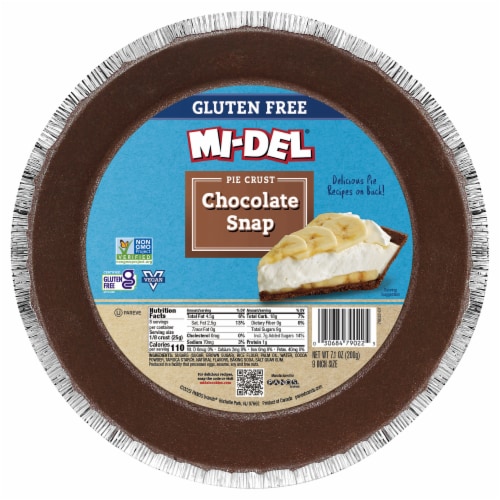 Mi-Del® Gluten Free 9-Inch Chocolate Pie Crust Perspective: front
