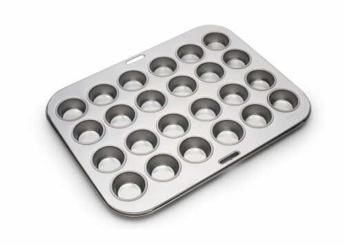Mini Muffin Pan 24 Cup18/0SS Perspective: front