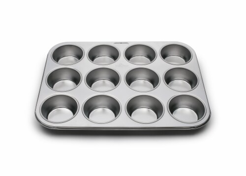 Ss Muffin Pan 12 Cup Perspective: front